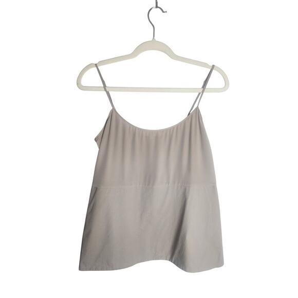 Dorothee Schumacher silk cotton split back tank shell sz 2 small Careerwear work - Picture 1 of 9